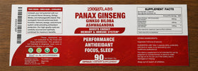 Nootrilabs Ginseng Rouge Coréen avec une capsule ouverte montrant son contenu
