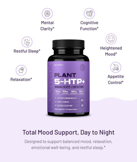 Nootrix Complément Alimentaire 5-HTP+ 200mg Capsules ouvertes