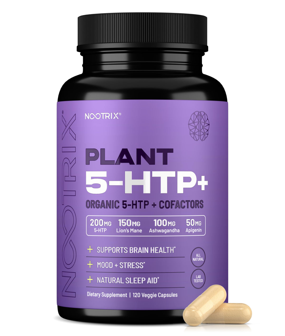 Nootrix Complément Alimentaire 5-HTP+ 200mg Flacon avant