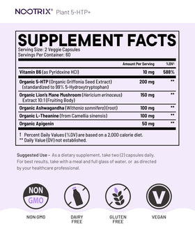 Nootrix Complément Alimentaire 5-HTP+ 200mg Sur une table