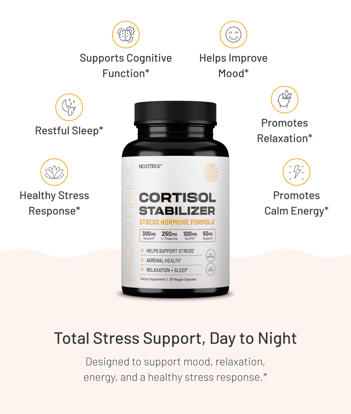 Nootrix Complément Alimentaire Cortisol 300mg emballage