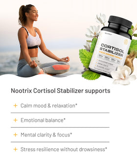 Nootrix Complément Alimentaire Cortisol 300mg gélules sur une table