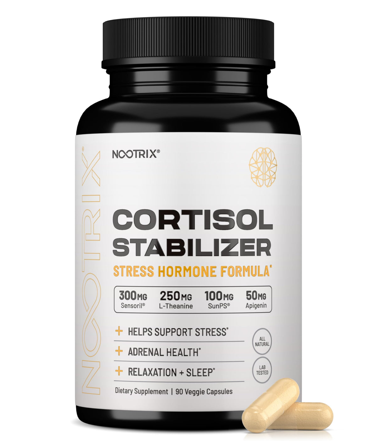 Nootrix Complément Alimentaire Cortisol 300mg vue de face