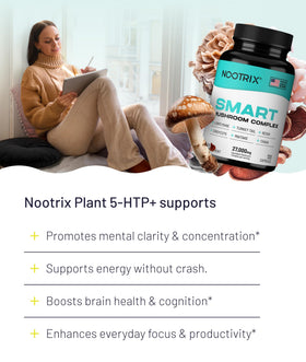 Nootrix Complexe de Champignons Intelligents, vue arrière du flacon