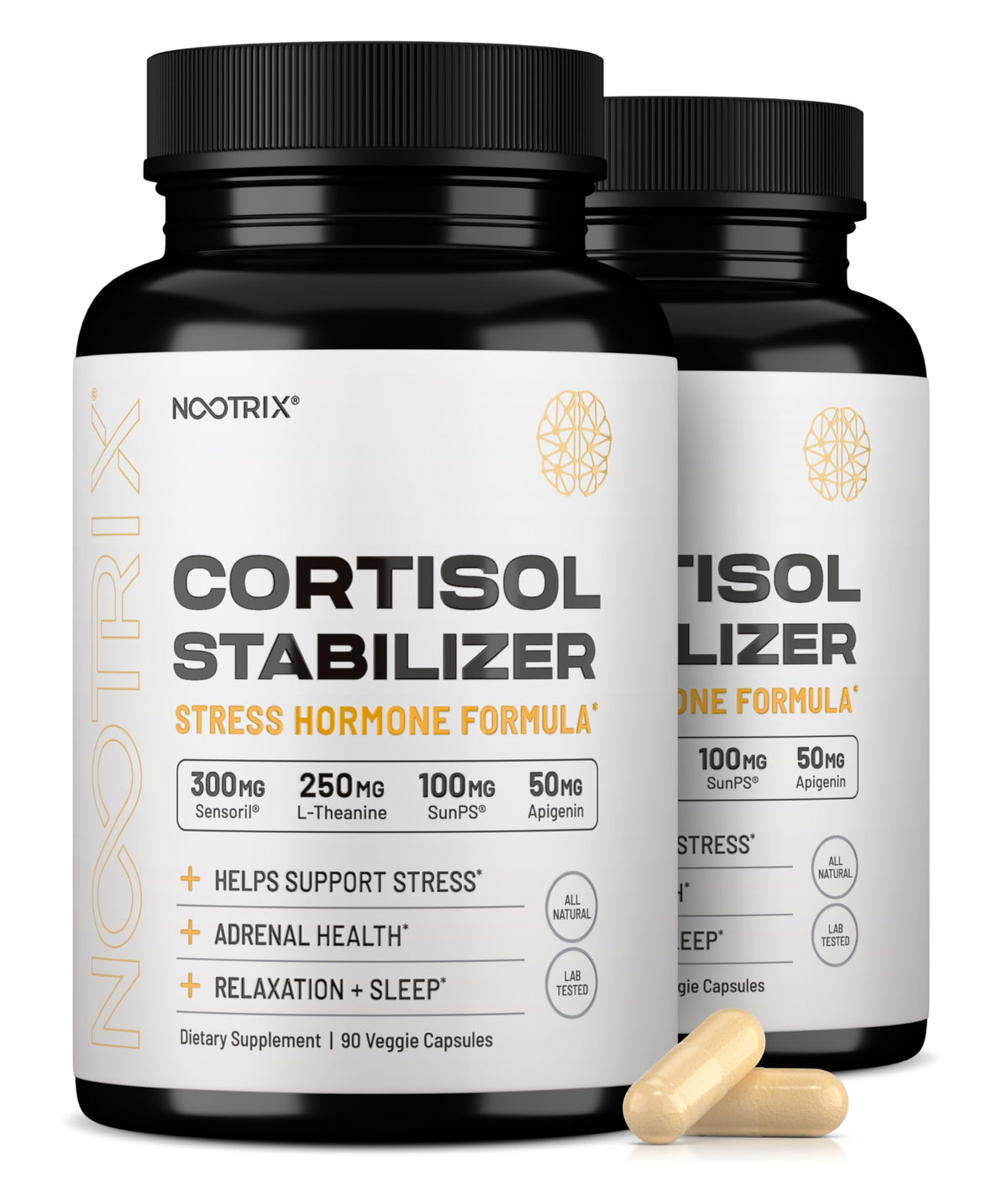 Nootrix Stabilisateur de Cortisol 90 jours flacon avec capsules