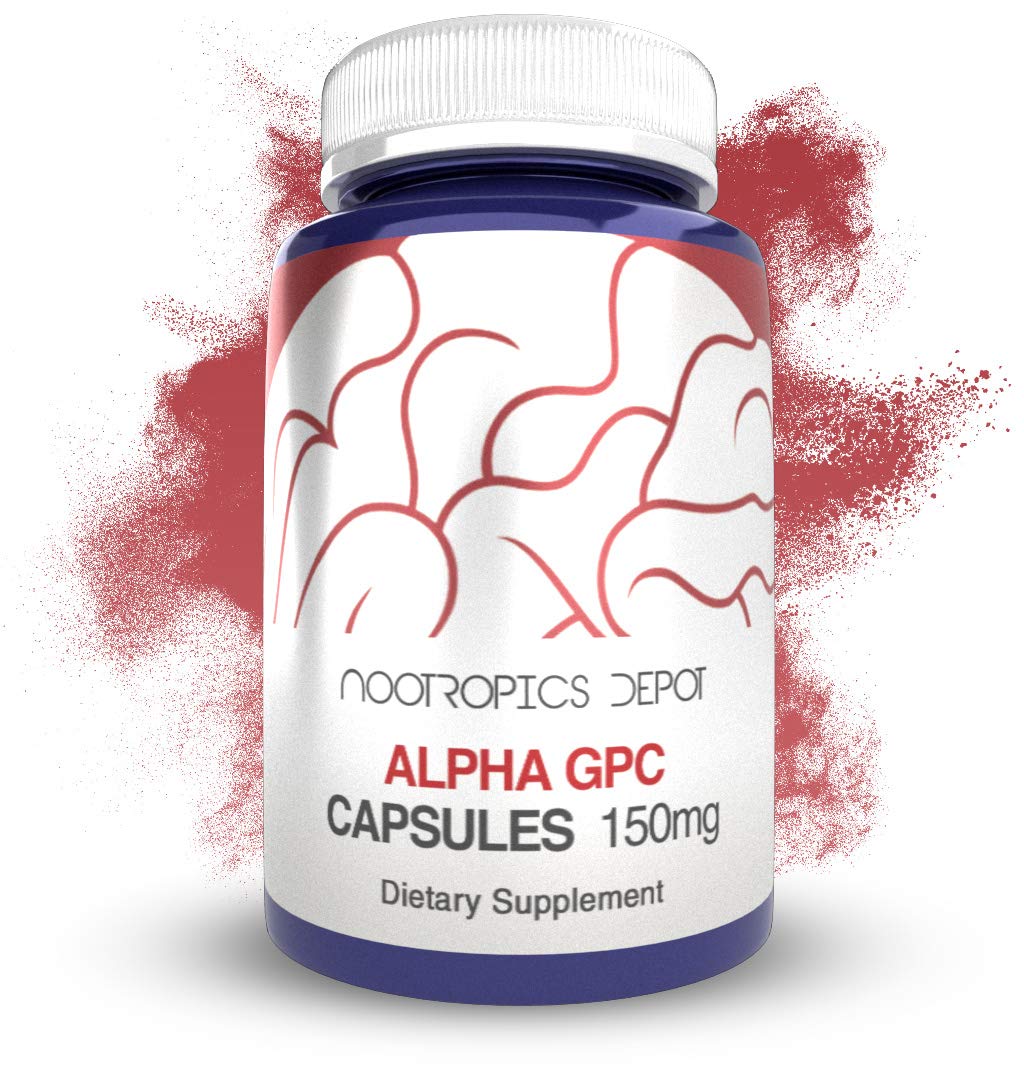 Nootropics Depot Alpha GPC Capsules 150mg boîte avant