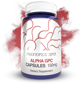 Nootropics Depot Alpha GPC Capsules 150mg boîte avant
