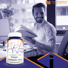 Nootropics Depot Bacopa Monnieri Capsules 320mg, vue latérale de l'emballage