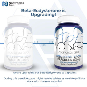 Nootropics Depot Beta Ecdysterone bottle side view