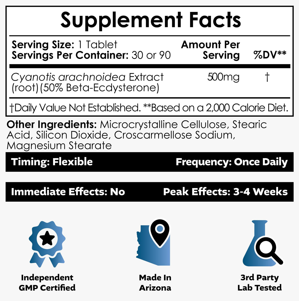 Nootropics Depot Beta Ecdysterone dosage instructions