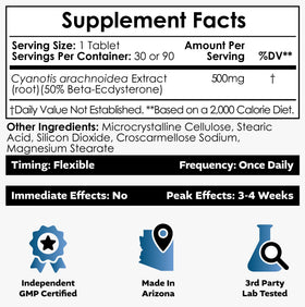 Nootropics Depot Beta Ecdysterone dosage instructions