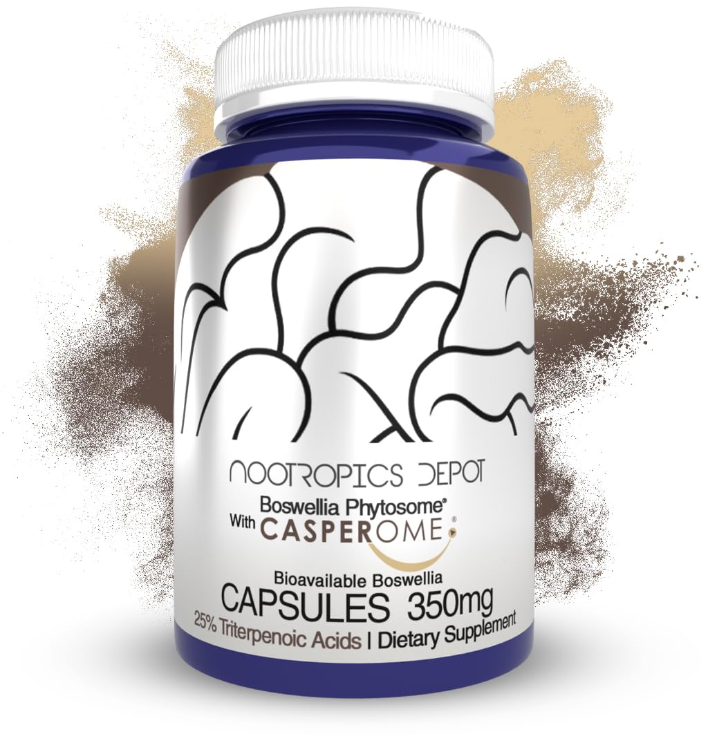 Nootropics Depot Boswellia Phytosome 350mg capsules front view