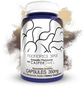 Nootropics Depot Boswellia Phytosome 350mg capsules front view