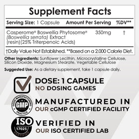 Nootropics Depot Boswellia Phytosome packaging side view