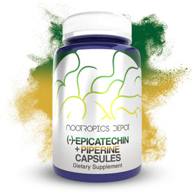 Nootropics Depot capsules d'épicatechine 200mg vue de face