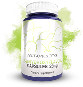 Nootropics Depot capsules de 7,8-Dihydroxyflavone 25mg flacon avant
