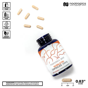 Nootropics Depot Capsules Nobiletin 250mg 30 Comptes contenant ouvert