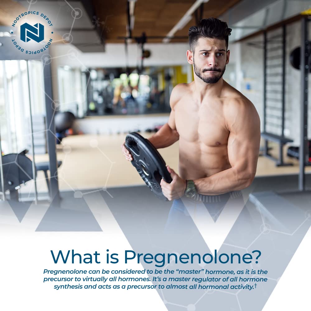 Nootropics Depot comprimés de pregnénolone 5mg, présentation des comprimés