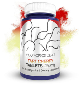 Nootropics Depot Extrait de Cerise Acide 250mg 60 Comprimés - vue de face