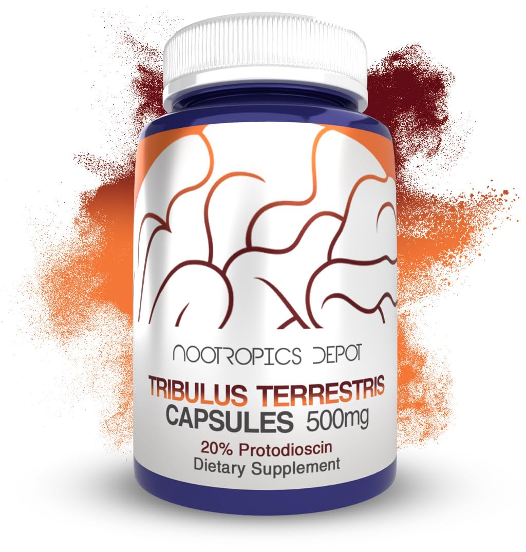Nootropics Depot Extrait de Tribulus 500mg gélules avant de l'ouvrir