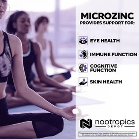 Nootropics Depot MicroZinc Capsules 20mg arrière de la boîte