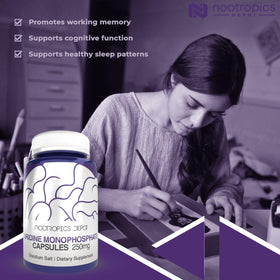 Nootropics Depot Uridine Monophosphate 250mg - capsules sur une surface