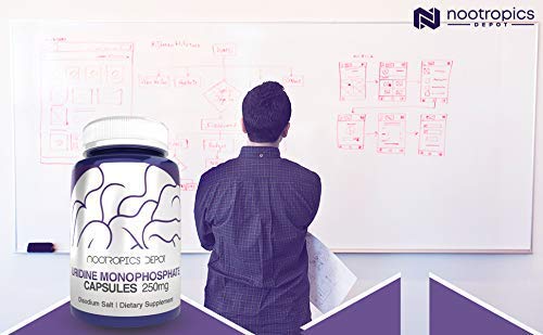 Nootropics Depot Uridine Monophosphate capsules avec une main