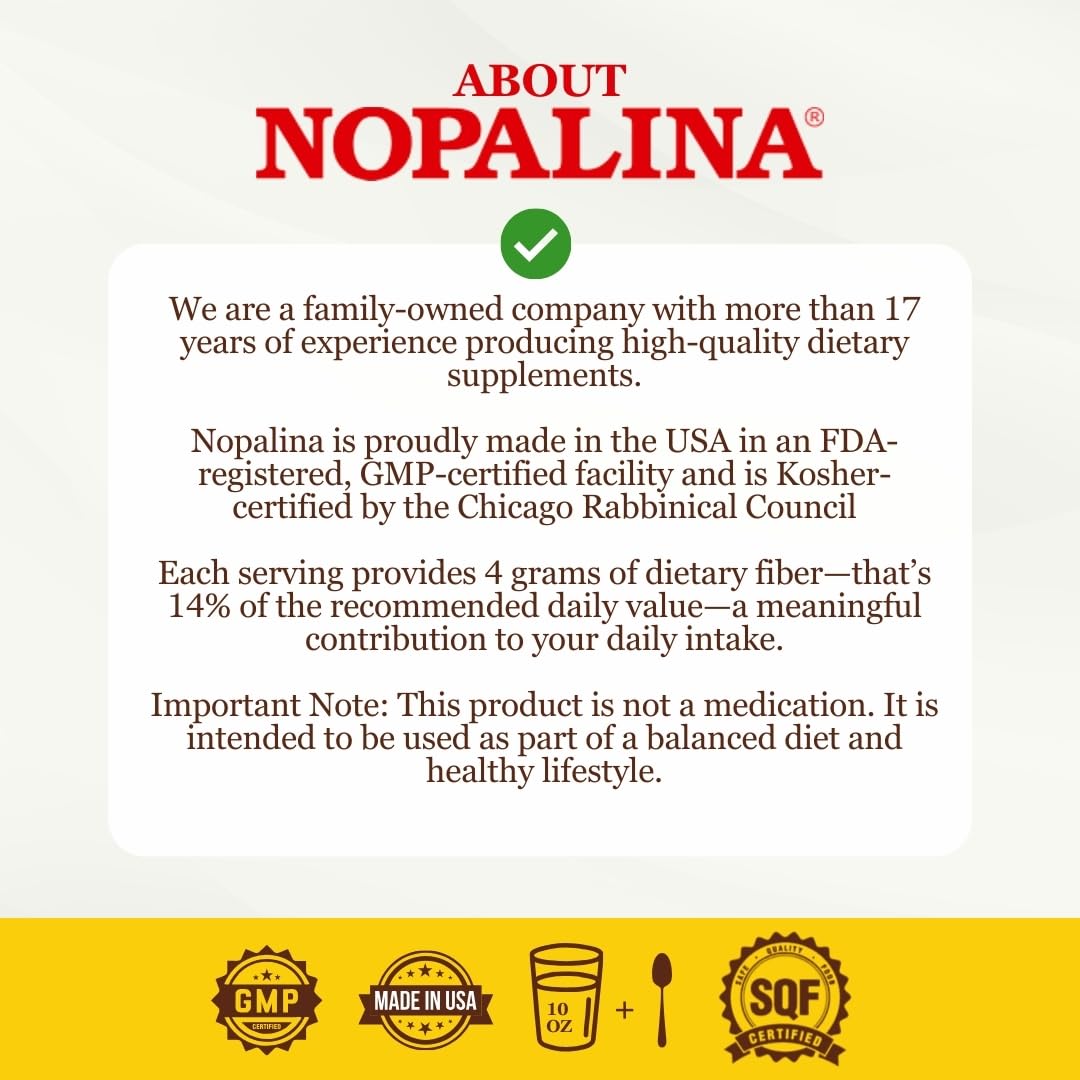 Nopalina Formule de Fibres Ananas en sachet avec étiquettes de certification