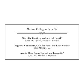 NorCal Organic Collagène Marin 358g nutritional information