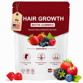 Norce Sactor Gummies Cheveux Biotin & Collagène, vue de face