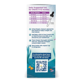 Nordic Naturals Baby’s DHA 1050 mg Omega-3 côté droit
