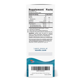 Nordic Naturals Baby’s DHA 1050 mg Omega-3 étiquette détaillée