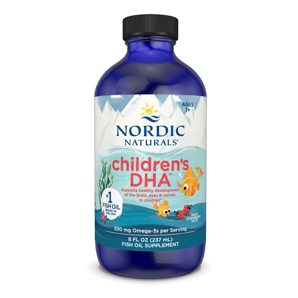 Nordic Naturals DHA Enfants 8 oz bouteille vue avant