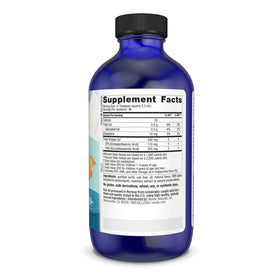 Nordic Naturals DHA Enfants 8 oz étiquette nutritionnelle