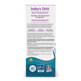 Nordic Naturals DHA pour Bébé 1050 mg Omega-3 bouteille ouverte