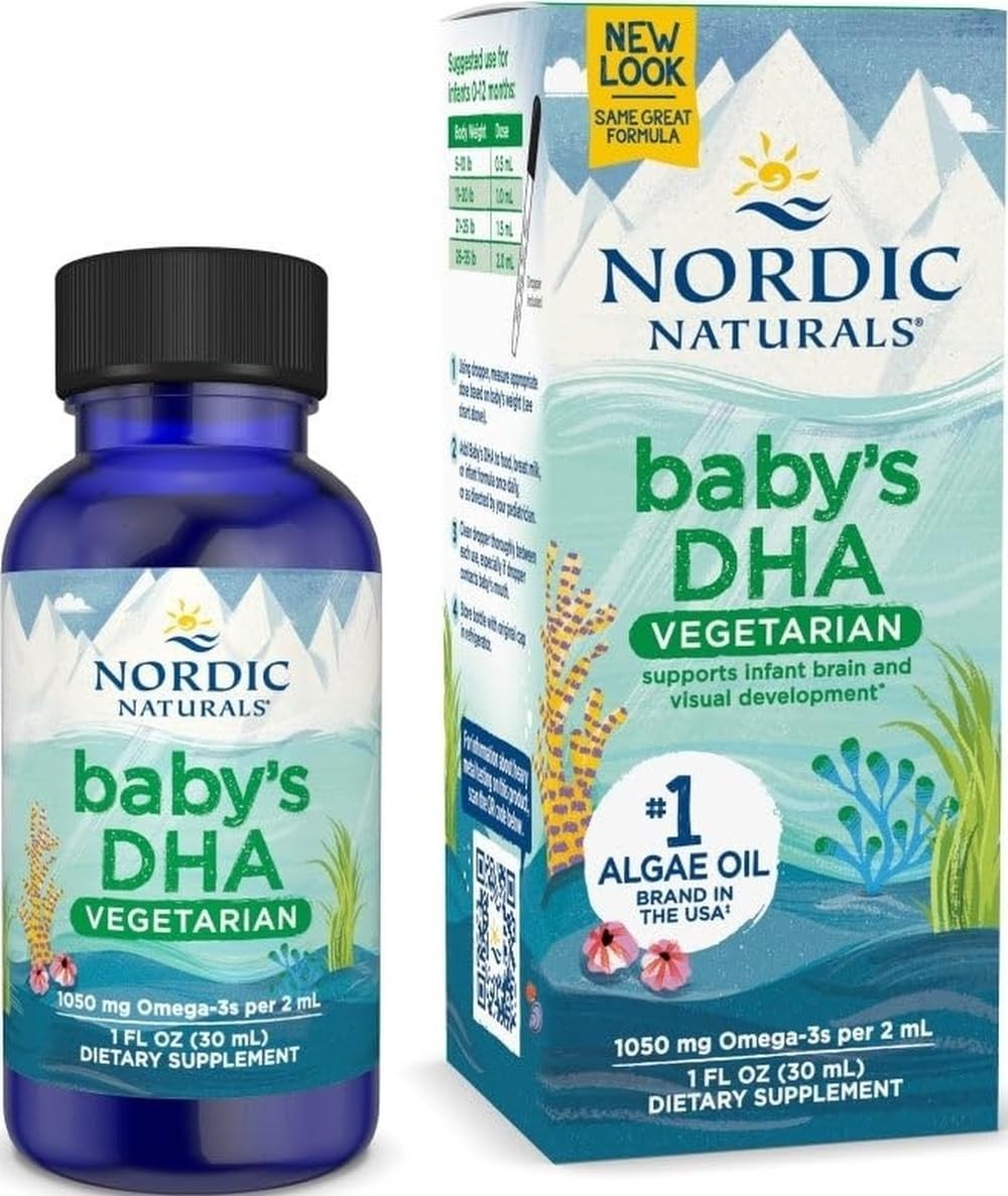 Nordic Naturals DHA Végétalien 1050 mg bouteille vue avant
