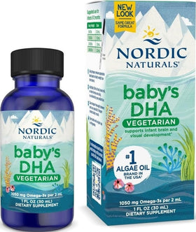 Nordic Naturals DHA Végétalien 1050 mg bouteille vue avant