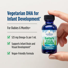 Nordic Naturals DHA Végétalien 1050 mg étiquette détail