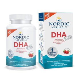 Nordic Naturals DHA Xtra complément alimentaire 1660mg Omega-3 face avant