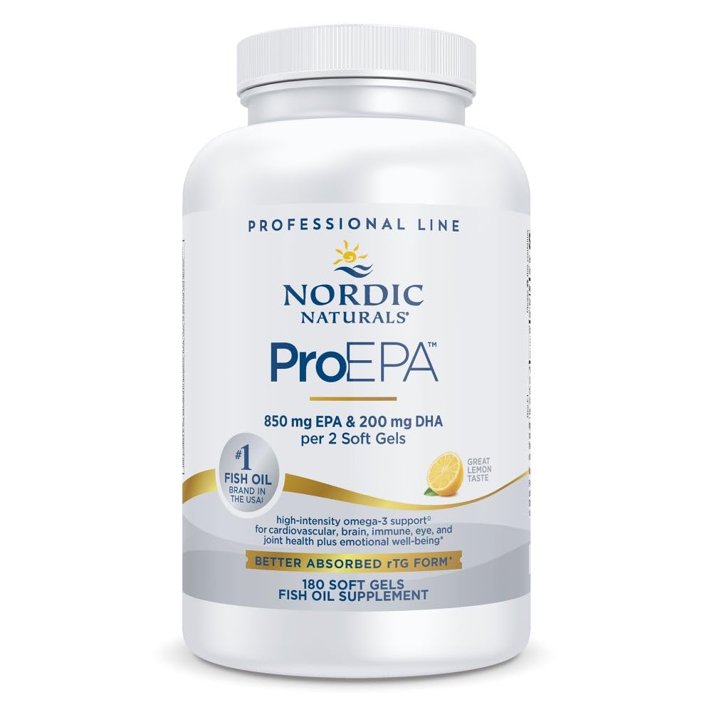 Nordic Naturals EPA Omega-3 1210 mg Citron 90 capsules vue de face
