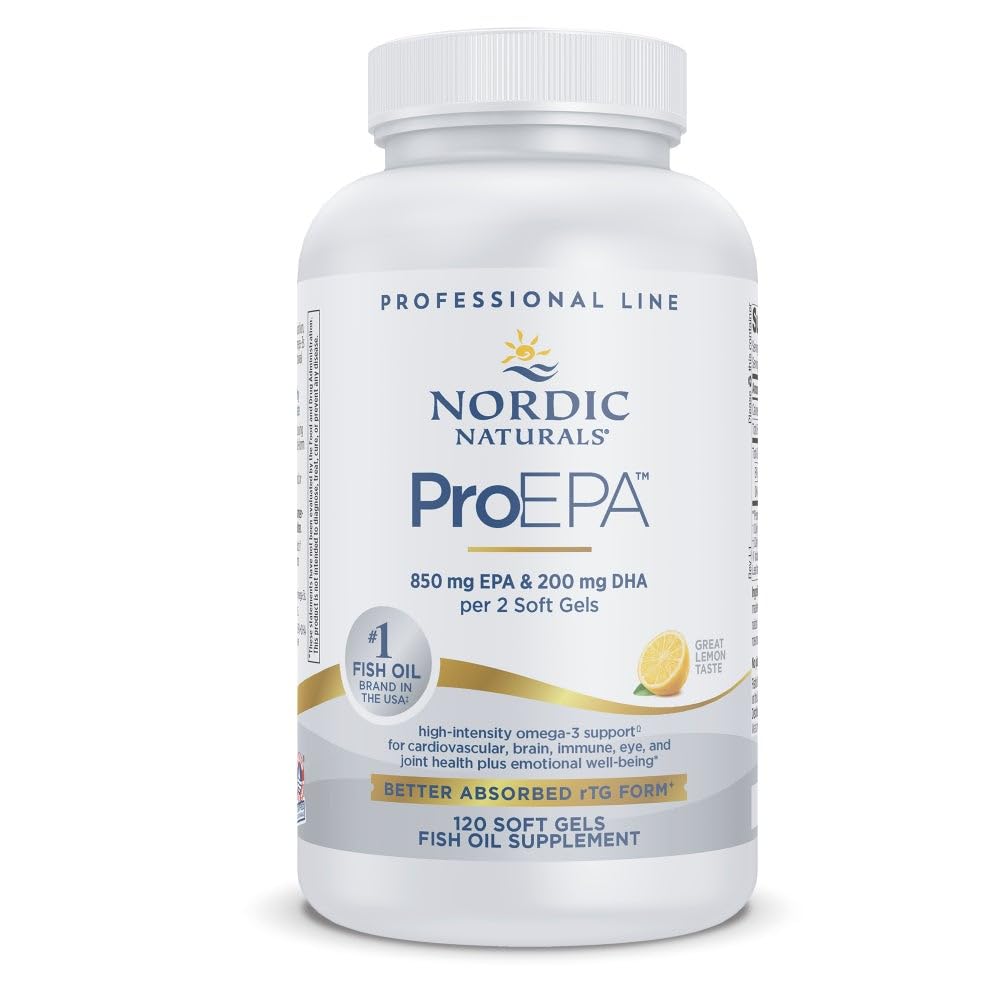 Nordic Naturals EPA Omega-3 1210 mg Citron, vue de face