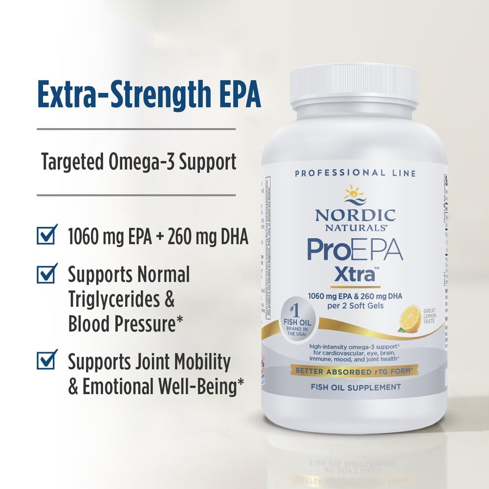 Nordic Naturals EPA Xtra 1640 mg Omega-3 Citron - vue arrière de l'emballage