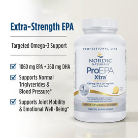 Nordic Naturals EPA Xtra 1640 mg Omega-3 Citron - vue arrière de l'emballage