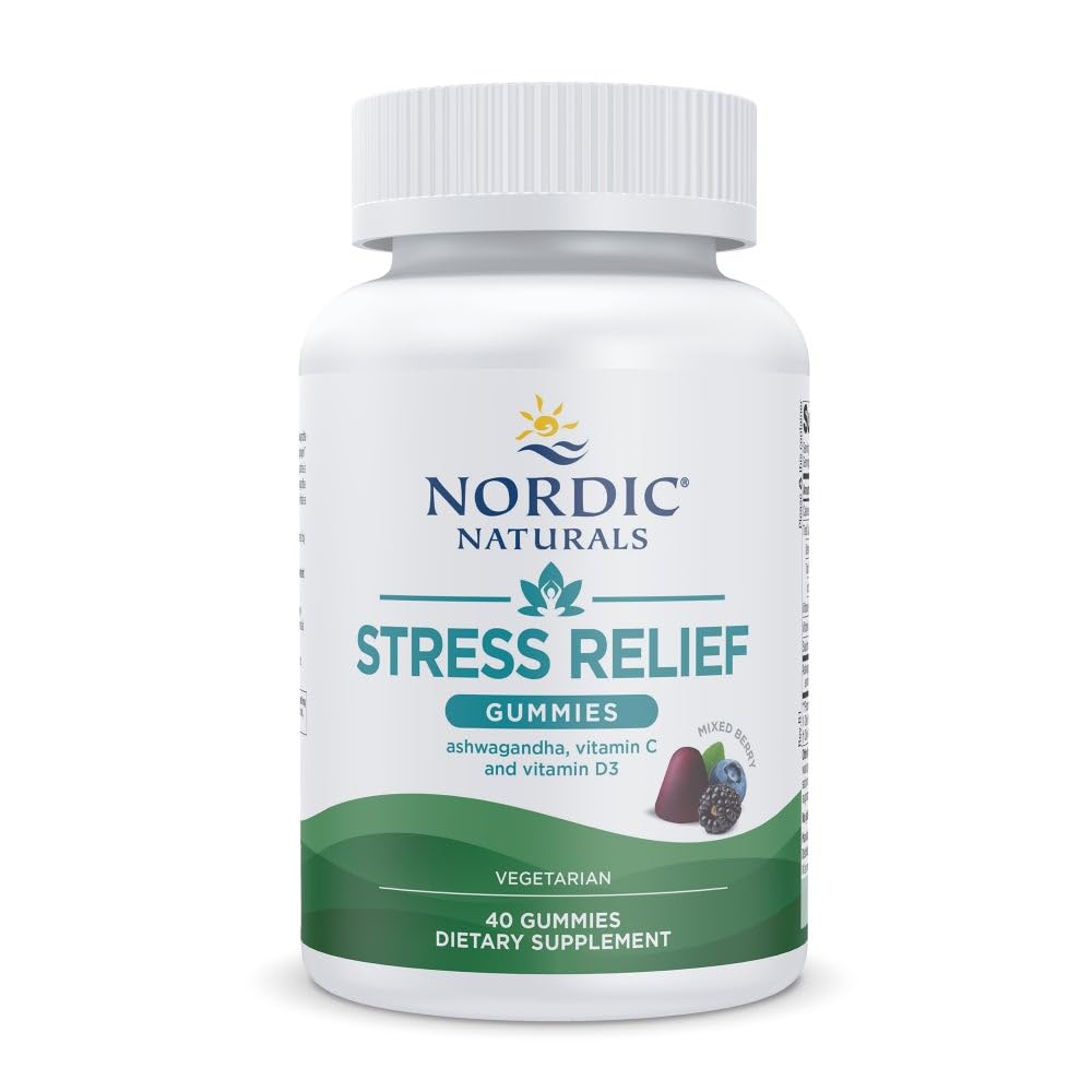 Nordic Naturals gummies aux baies mélangées, vue de face