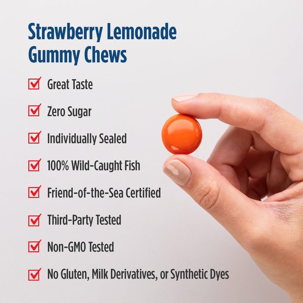 Nordic Naturals Gummies avec Omega-3 et Luteine