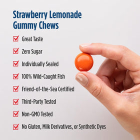 Nordic Naturals Gummies avec Omega-3 et Luteine