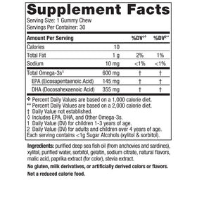 Nordic Naturals Gummies DHA Enfants, détail de la texture