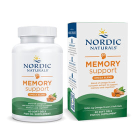 Nordic Naturals Memory Support boîte avant avec 60 gélules molles