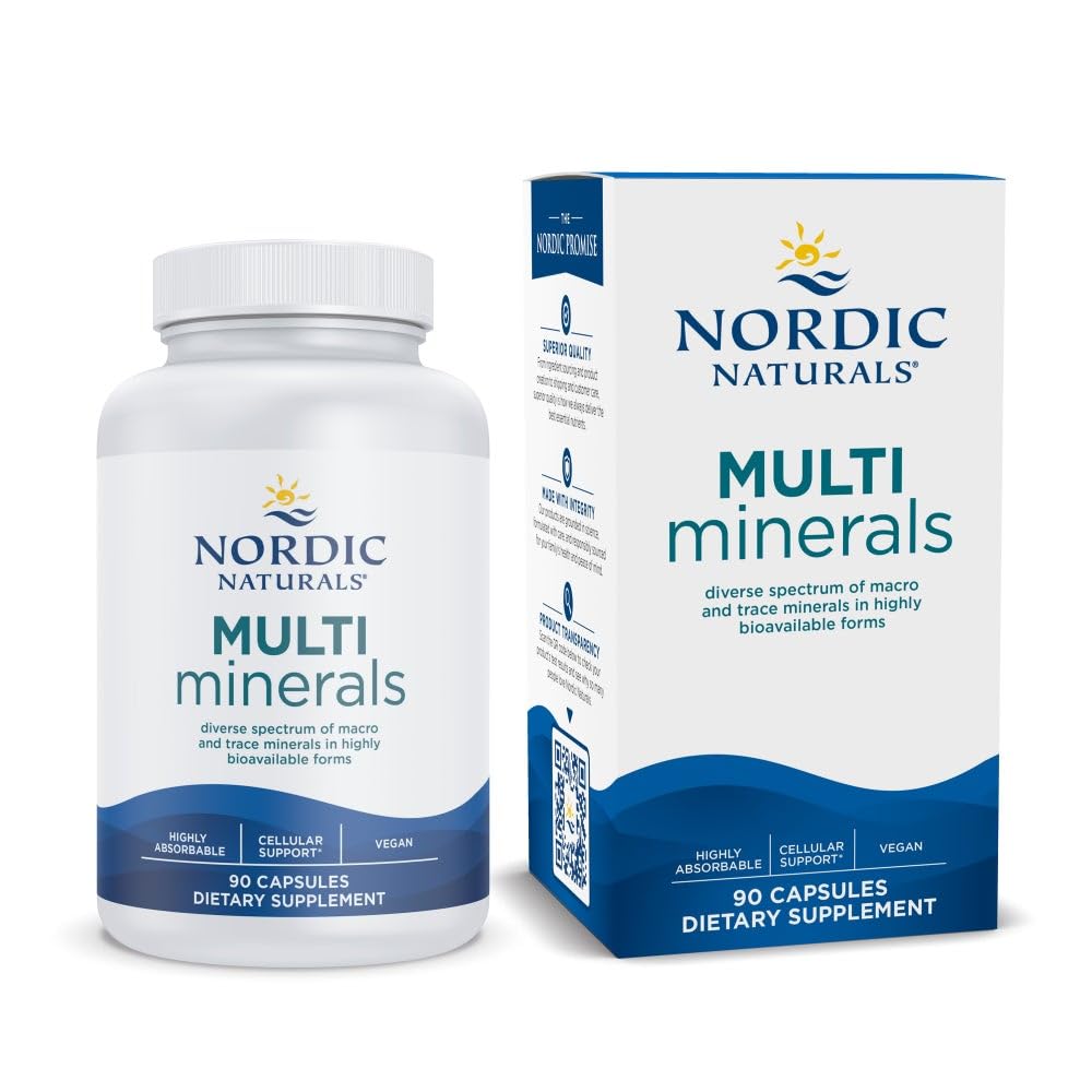 Nordic Naturals Multi Minéraux 90 capsules vue de face