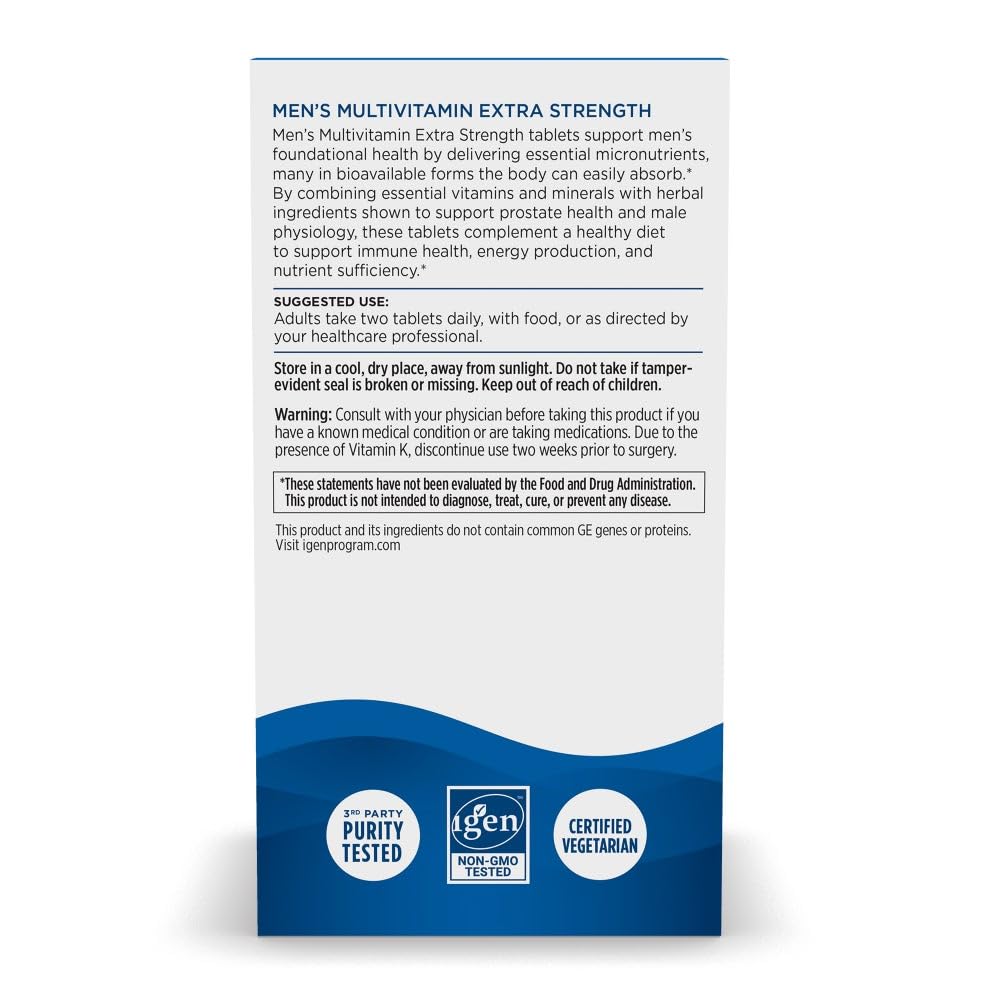 Nordic Naturals Multivitamine Extra Fort, comprimés avec un fond naturel